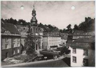 Monschau, Rotes Haus und Befestigungsanlage Haller