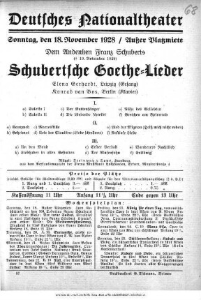 Schubertsche Goethe-Lieder