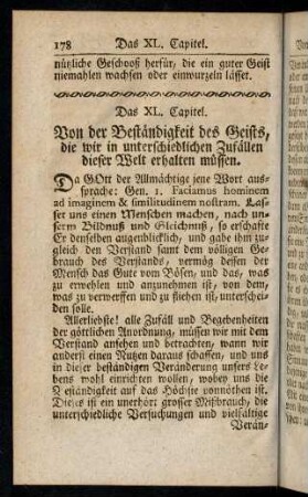 178-186, Das XL. - XLI. Capitel