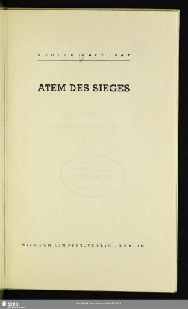 Atem des Sieges