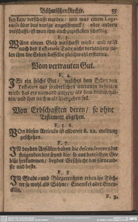 Von Erbschafften deren, so ohne Testament abgehen