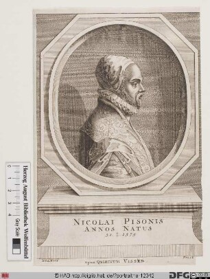 Bildnis Nicolas Lepois (lat. Nicolaus Piso)