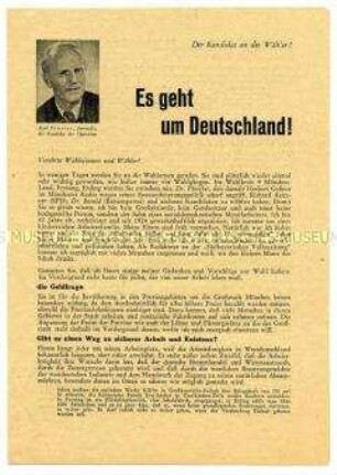 Wahlpropaganda der KPD München