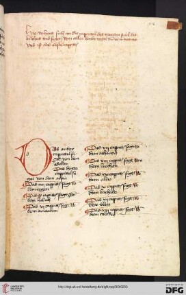 Kapitelverzeichnis Buch III.B
