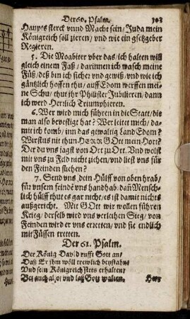 Der 61. Psalm. - Der 70. Psalm.