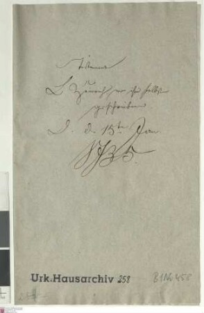 Testament des Landgrafen Philipp von Hessen-Darmstadt