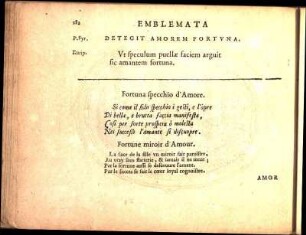 Detegit Amorem Fortvna