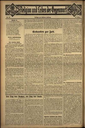 Zweite Ausgabe vom Sonntag, den 19. März 1933.