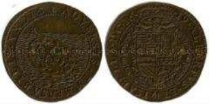 Niederländischer Historienpfennig auf die Ereignisse in Österreich