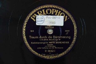 Traum durch die Dämmerung : Lied; Op. 29 / (Rich. Strauß)