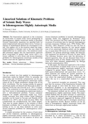 Linearized solutions of kinematic problems of seismic body waves in inhomogeneous slightly anisotropic media