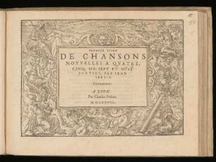 Jean Servin: Premier livre de chansons nouvelles. Contratenor