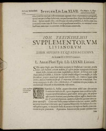 Liber Septimus Et Quadragesimus.