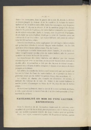 Navigabilité En Mer Du Type Gautier Expériences