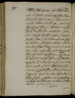 Lübeck 15. - 17. Februar 1710
