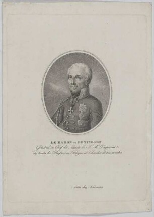 Bildnis des Levin August Theophil von Bennigsen
