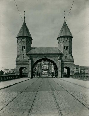 Elbbrücken Magdeburg, Deutschland, 1904