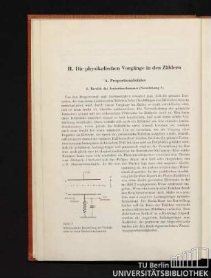 II. Die physikalischen Vorgänge in den Zählern