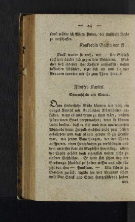 Fünftes Kapitel.