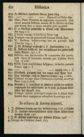 60-108, In octavo & forma minori