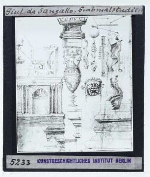 Sangallo (Giuliano), Codex Barberini (Rom, Vatikan, BAV, cod. barb. lat. 4424) : Fol.