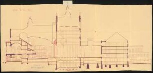Opernhaus, Köln: Längsschnitt 1:100