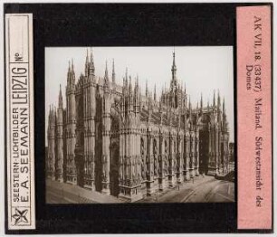 Mailand, Kathedrale, Blick von Südwesten (AK VII, 18, Seestern-Nr. 33437)