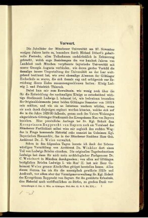 Vorwort / Einleitung
