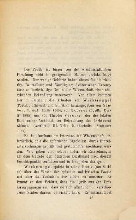 Die epischen Elemente in der mittelhochdeutschen Lyrik