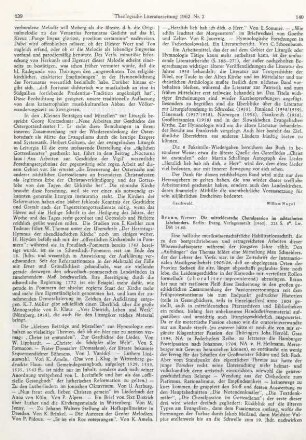 140-141 [Rezension] Braun, Werner, Die mitteldeutsche Choralpassion im achtzehnten Jahrhundert