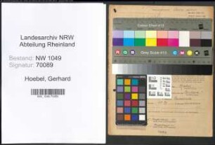 Entnazifizierung Gerhard Hoebel , geb. 20.03.1905 (Buchhalter)