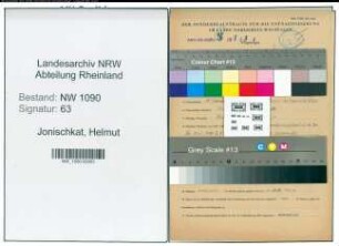 Entnazifizierung Helmut Jonischkat , geb. 15.12.1919 (Arbeiter)