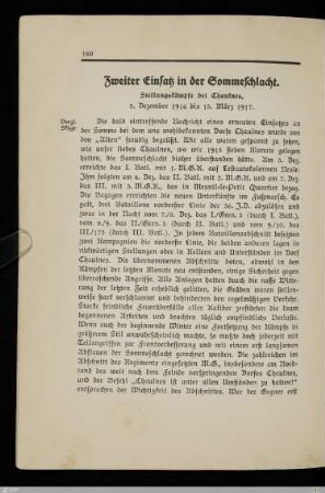 Zweiter Einsatz in der Sommeschlacht