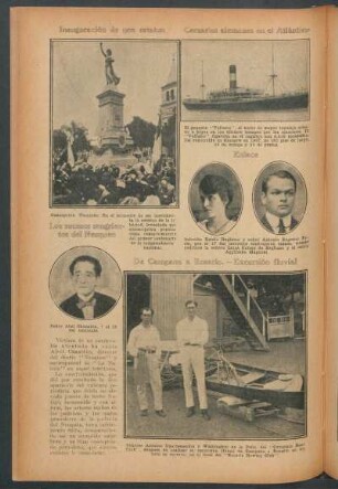 Inauguración de una estatua