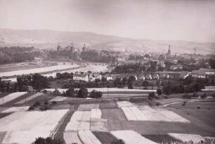 Aschaffenburg, Stadtansicht : Aschaffenburg. Stadtansicht von Süden