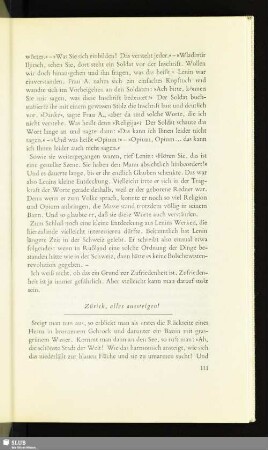 Zürich, alles aussteigen!