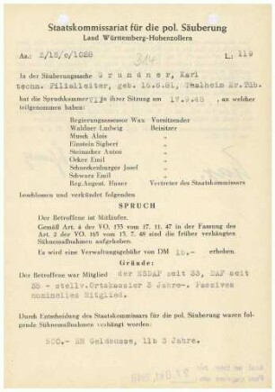 Grundner, Karl