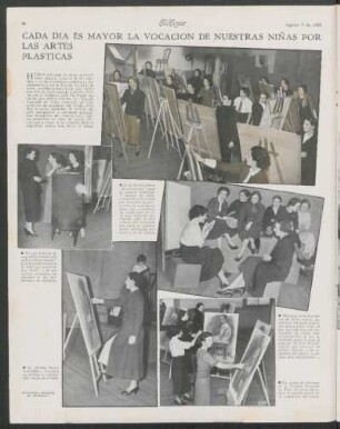 Cada día es mayor la vocación de nuestras niñas por las artes plásticas