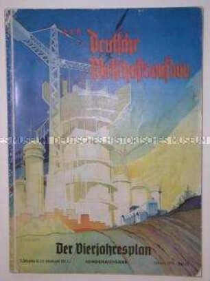 Sonderausgabe der Zeitschrift "Der Vierjahresplan"
