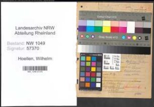 Entnazifizierung Wilhelm Hoellen , geb. 05.03.1902 (Landwirt)
