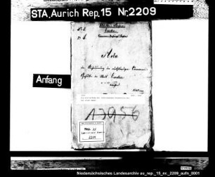Die Eintreibung der rückständigen Kassenreste bei der Stadt Emden