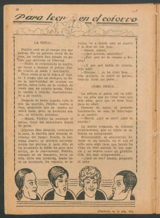 Para leer en el cotorro