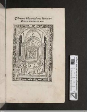 Confessionale "Omnis mortalium cura" : specchio di coscienza