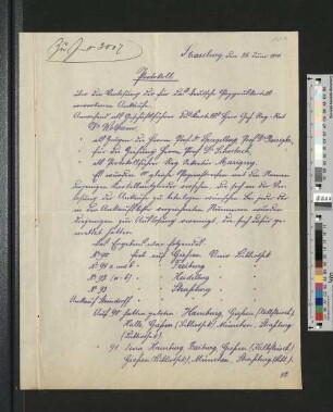 [Anhang Protokoll, Straßburg, 26.06.1914]