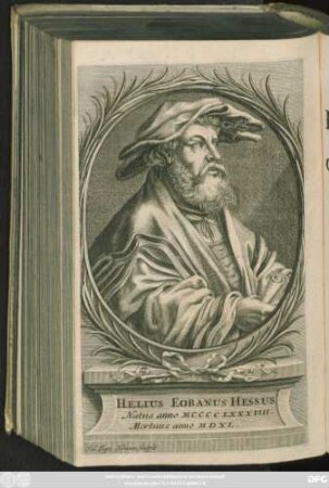 Narratio De Helio Eobano Hesso : Comprehendens mentionem de compluribus illius aetatis doctis & eruditis viris