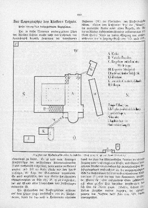 Lageplan des Klosters Lehnin