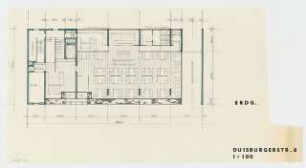Hotel Duisburgerstraße 8, Berlin-Wilmersdorf: Grundriss Erdgeschoss 1:100