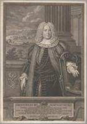 Carl Wilhelm Marchdrenker von und in Högen, Ratskonsulent; geb. 3. Mai 1692; gest. 7. September 1743