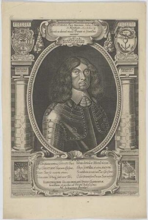 Bildnis des Christianus I., Herzog von Sachsen-Merseburg
