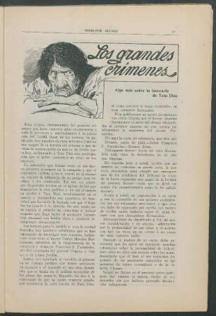 Los grandes crimenes - Algo más sobre la inocencia de Tata Dios